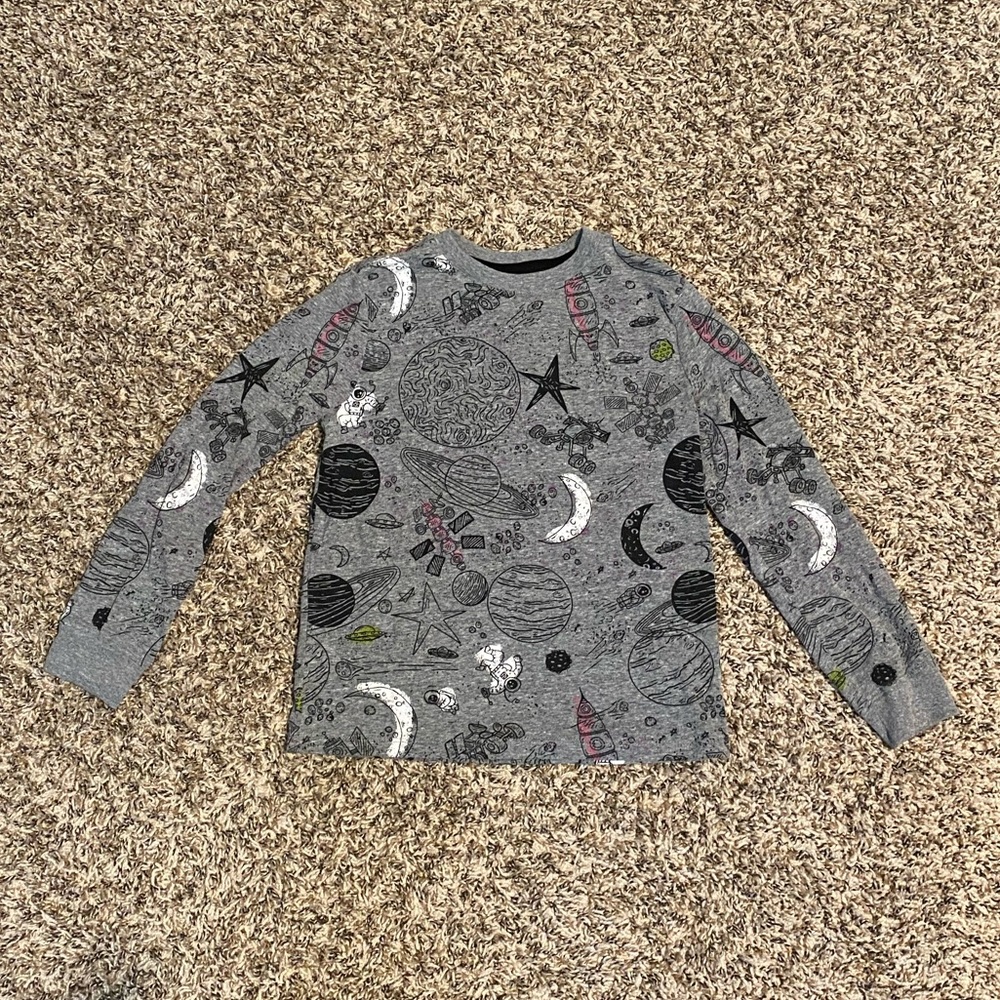 Boys Space Long sleeve tee